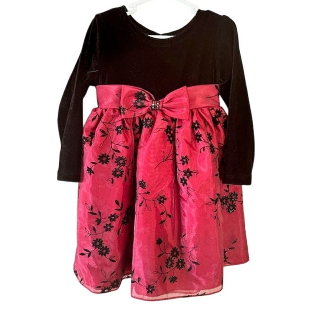 Perfectly Dressed Toddler Girl Holiday Dress  Size 24M